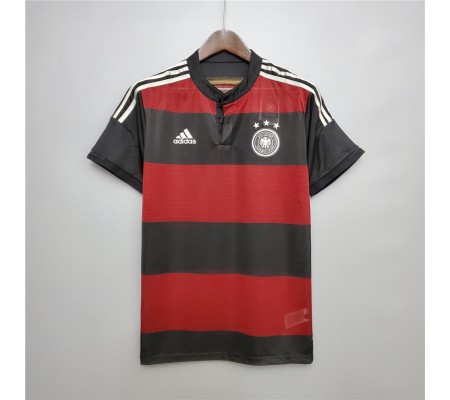 Germany 2014 World Cup Away Red&Black Soccer Jersey